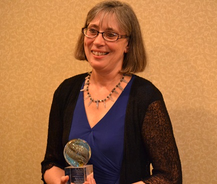 Irene Keirsbilck with her award