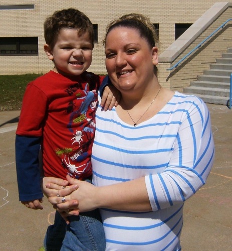 Desiree and her son